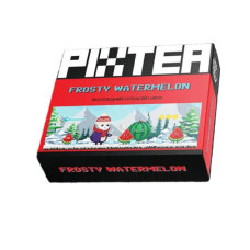 Безтютюнова суміш PixTea Frosty Watermelon (Холодний кавун) 50г