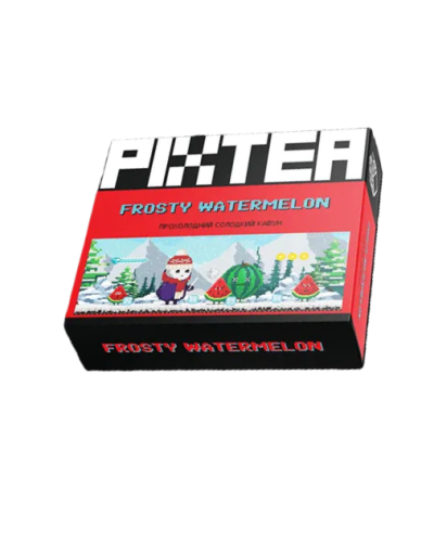 Безтютюнова суміш PixTea Frosty Watermelon (Холодний кавун) 50г