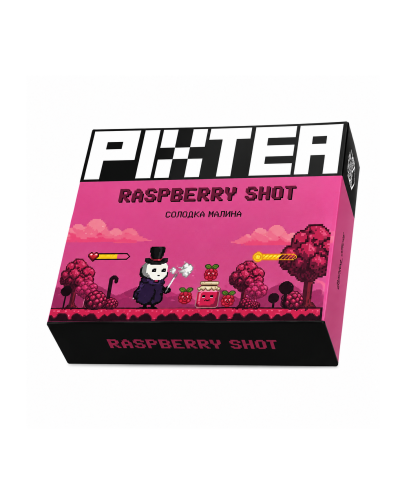 Безтютюнова суміш PixTea Raspberry Shot (Солодка малина) 50г