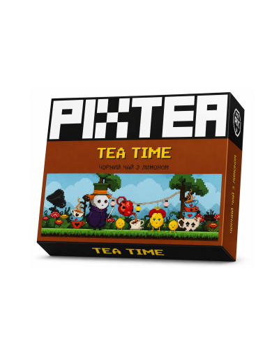 Безтютюнова суміш PixTea Tea Time (Чорний чай з лимоном) 50г