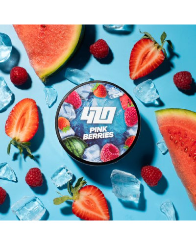 Тютюн 420 Classic Frost Line Pink Berries (кавун малина полуниця 100 г)