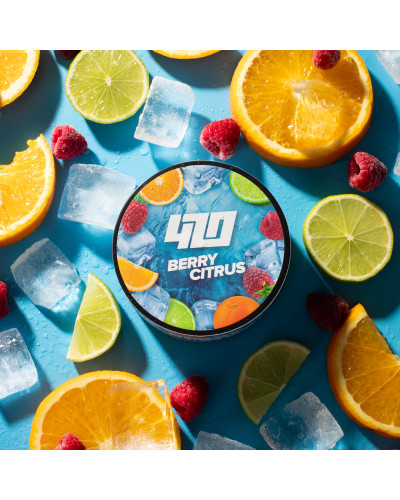 Табак 420 Classic Frost Line Berry citrus (Малина, апельсин, лайм 100 г)