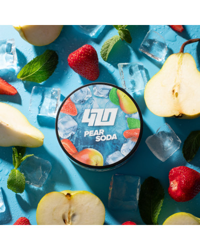 Табак 420 Classic Frost Line Pear soda (Груша, м'ята, полуниця 100 г)