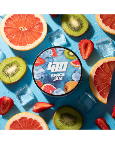 Табак 420 Classic Space Jam (Грейпфрут, полуниця, ківі, 100 г)