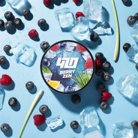 Табак 420 Classic Frost Line Berry Zen (Лемонграсс лохина малина 100 г)