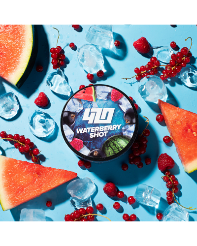 Табак 420 Classic Frost Line Waterberry Shot (Смородина малина арбуз 100 г)