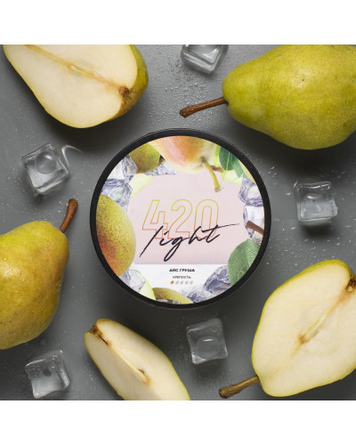 Табак 420 Light Айс груша (100 г) — солодка, прохолодна груша