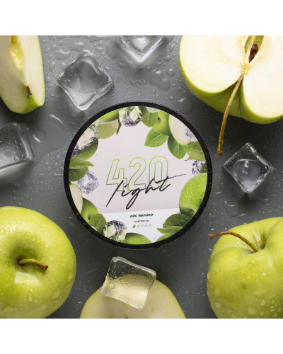 Табак 420 Light Айс яблуко (100 г) — освіжаюче яблуко з холодком