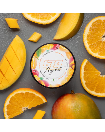 Табак 420 Light Апельсин Манго (100 г) – Тропічне Поєднання Літнього Насолоди