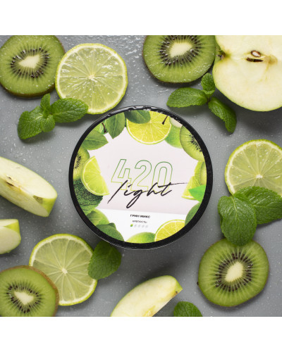 Табак 420 Light Грин Микс (100 г) – Освежающее Сочетание Зеленых Вкусов