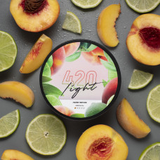 Табак 420 Light Лайм Персик (100 г) – Смак Літнього Освіження