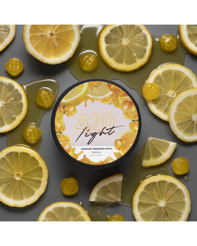 Табак 420 Light Лимонно-медовий Холлс (100 г) – Освіжаюча Сила Миттєвого Охолодження