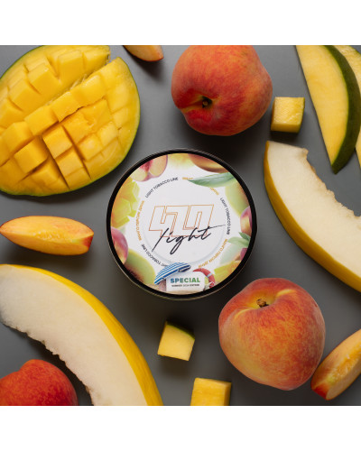 Табак 420 Light Манго Персик Диня (100 г) – Екзотичне Задоволення