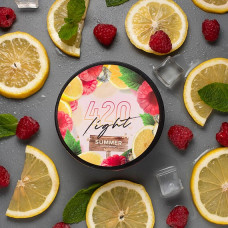 Табак 420 Light Айс Лимон Малина (100 г)  — Прохолодний мікс соковитого лимона та солодкої малини