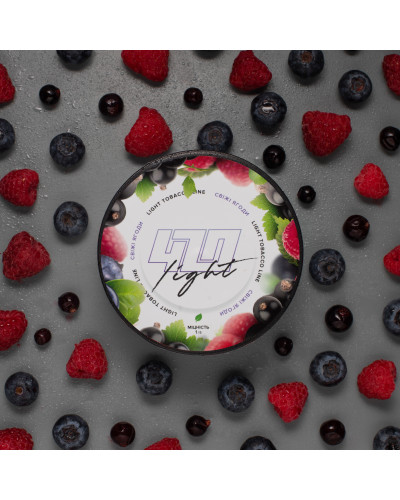 Табак 420 Light Свіжі ягоди (100 г) — свіжі та солодкі ягоди
