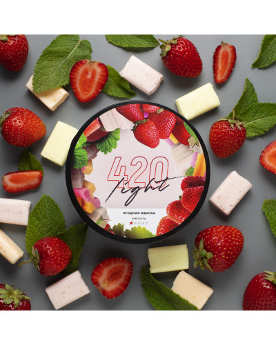 Табак 420 Light Ягодная Жвачка (100 г) – Сладкий Вкус Летнего Настроения