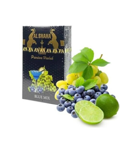 Табак для кальяну Al Shaha Blue mix (блакитний мікс) 50 гр