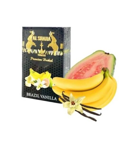 Табак для кальяну Al Shaha Brazil vanilla (бразильська ваніль) 50 гр