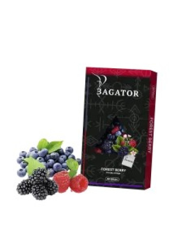 Безтютюнова суміш Bagator Hookah Tea Forest Berry (Лісова ягода, 50 г)
