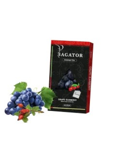 Безтютюнова суміш Bagator Hookah Tea Grape Barberry (Виноград Барбарис, 50 ​​г)