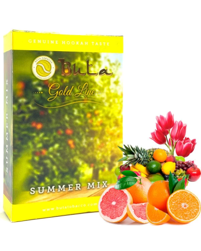 Табак Buta Summer Mix (Апельсин Банан Грейпфрут Ківі) 50 гр