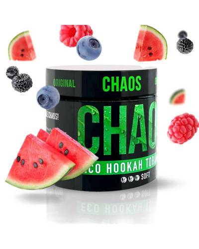 Тютюн для Кальяну CHAOS 100 гр Dj old school (Кавун Лісові Ягоди)