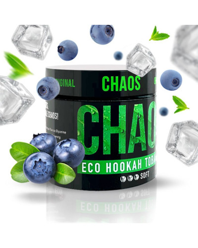 Тютюн для Кальяну CHAOS 100 гр XoXo (Чорниця М'ята)