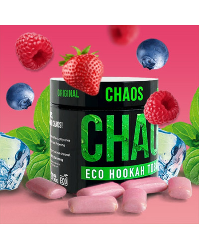 Табак для Кальяна CHAOS 100 гр Bubble Juice (Фруктовая Жвачка Айс)