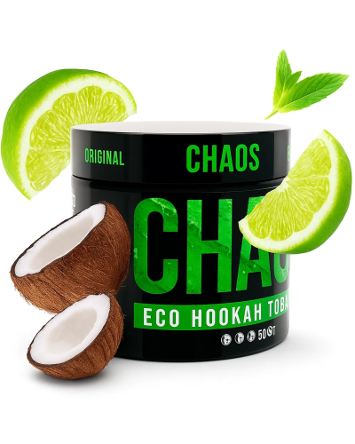 Табак для Кальяну CHAOS 100 гр Lime coco mint (Лайм Кокос М'ята)