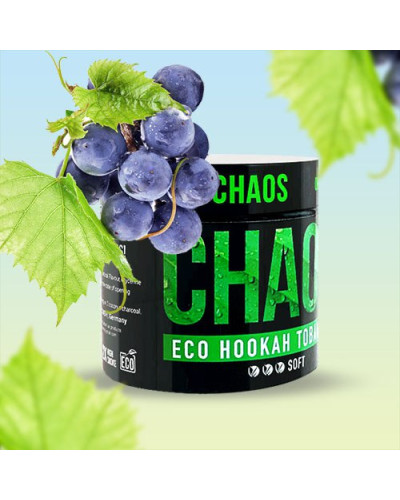 Табак для Кальяну CHAOS 100 гр Grape mint (виноград м'ята)