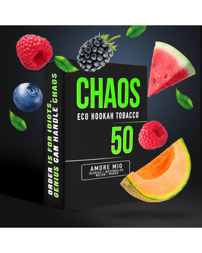 Табак для Кальяну CHAOS 50 гр Amore Mio (ягоди кавун диня манго)
