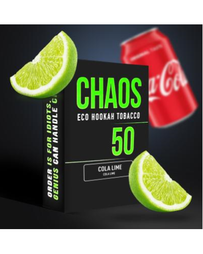 Табак для Кальяну CHAOS 50 гр Cola Lime (кола лайм)