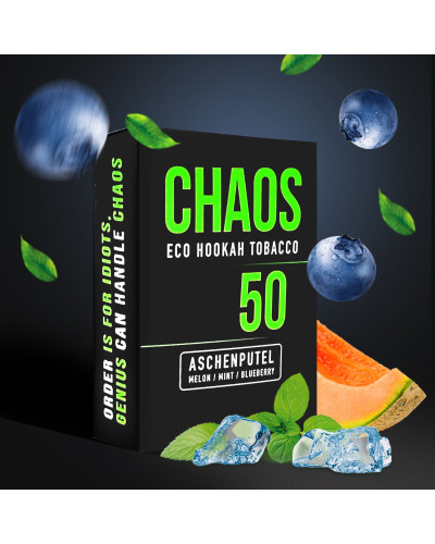 Табак для Кальяну CHAOS (Хаос) 50 гр ASCHENPUTEL (диня мʼята чорниця)