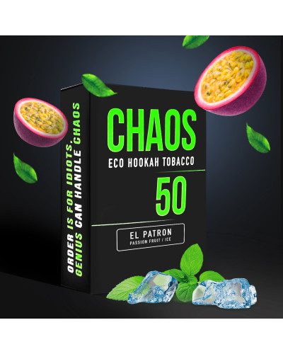 Тютюн для Кальяну CHAOS 50 гр El Patron (Маракуйя Айс)