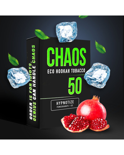 Тютюн для Кальяну CHAOS 50 гр Hypnotize (Гранат Айс)