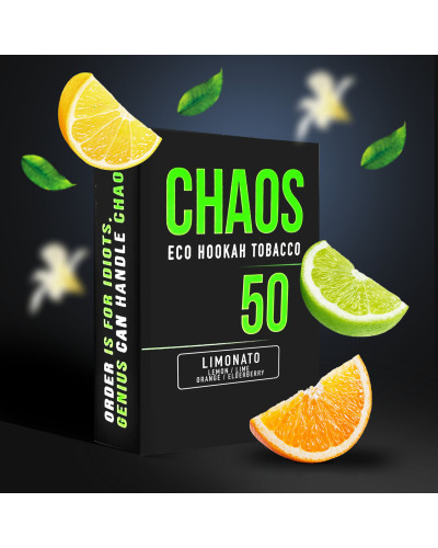 Табак для Кальяна CHAOS 50 гр Limonato (Лимонад Лайм Апельсин Бузина)