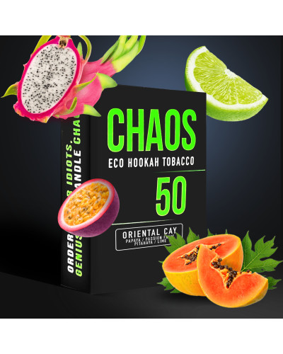 Тютюн для Кальяну CHAOS 50 гр Oriental Cay (Папайя Маракуйя Питахайя Лайм)