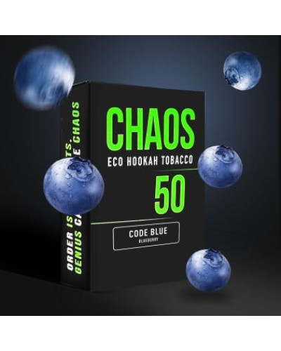 Табак для Кальяну CHAOS 50 гр Code Blue (чорниця)
