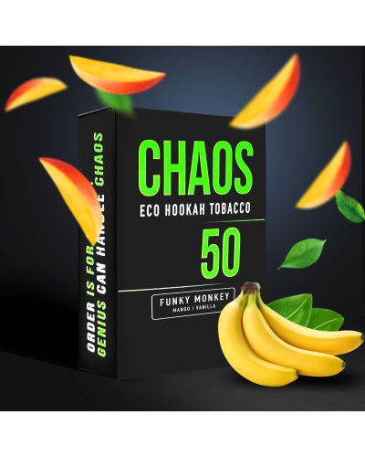 Тютюн для Кальяну CHAOS 50 гр Funky Monkey (Манго Ваніль)