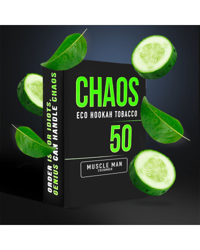 Тютюн для Кальяну CHAOS 50 гр Muscle Man (Огірок)