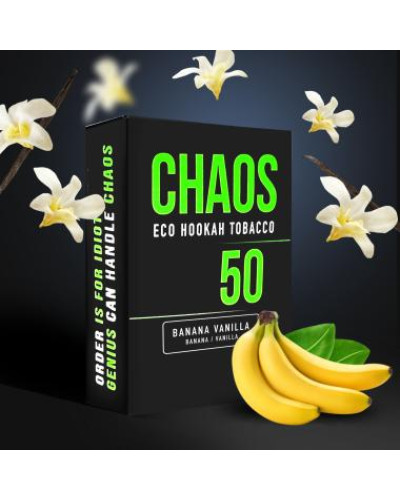 Табак для Кальяна CHAOS 50 гр Banana Vanilla (банан ваниль)