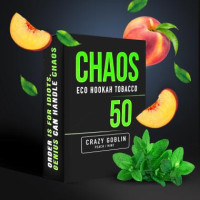 Табак для Кальяну CHAOS 50 гр Crazy Goblin (персик солодка м'ята)