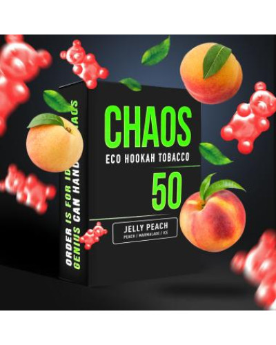 Тютюн для Кальяну CHAOS 50 гр Jelly Peach (персиковий мармелад)