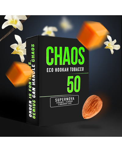 Табак для Кальяна CHAOS 50 гр Supernova (Карамель Торт Миндаль Корица)