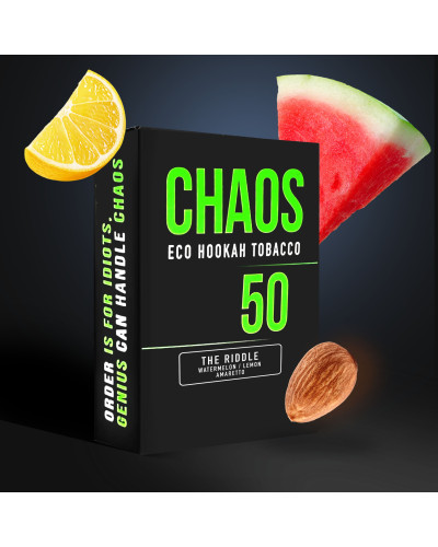 Табак для Кальяну CHAOS 50 гр The Riddle (Кавун Лимон Амаретто)