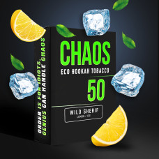 Тютюн для Кальяну CHAOS 50 гр Wild Sherif (Лимон Айс)