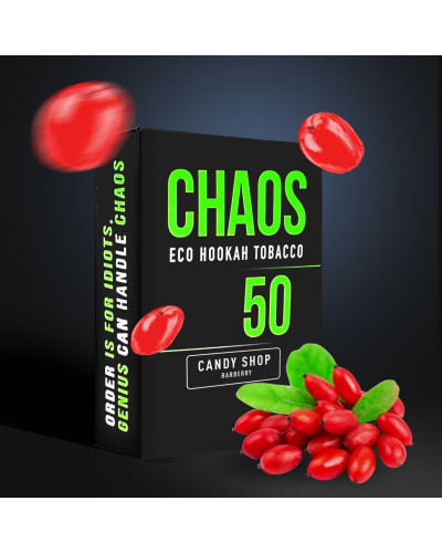 Табак для Кальяну CHAOS (Хаос) 50 гр Candy Shop (барбарис)