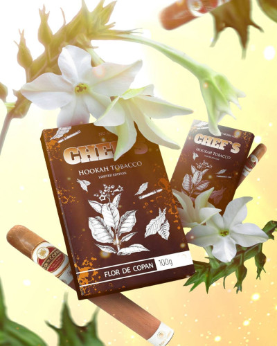 ТАБАК ДЛЯ КАЛЬЯНА CHEFS 100 гр Limited Edition Flor de copan