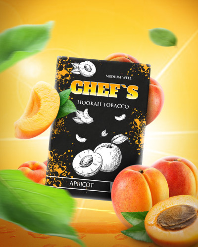 ТЮТЮН ДЛЯ КАЛЬЯНУ CHEFS 100 ГР APRICOT (АБРИКОС)