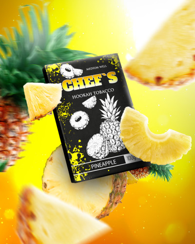 ТЮТЮН ДЛЯ КАЛЬЯНУ CHEFS 40 ГР PINEAPPLE (АНАНАС)